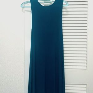 L.A Hearts Flow Dress Olive Blue Small